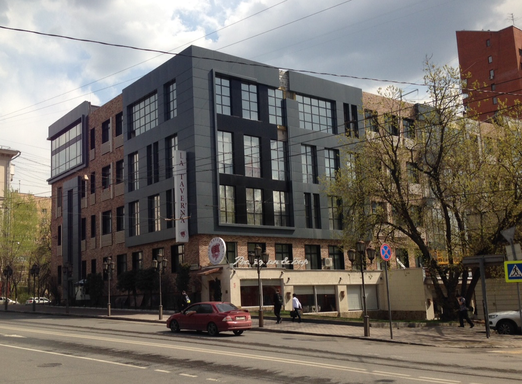 фасад дома, здание по адресу г Москва, Шмитовский проезд, д 3 стр 3